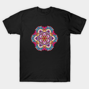 mandala-design, mandala-art, geometric, abstract, mandala and spirituality, colorful, rainbow, mandala pattern, mandala flower patterns, Flower Mandala ,Spirituality T-Shirt